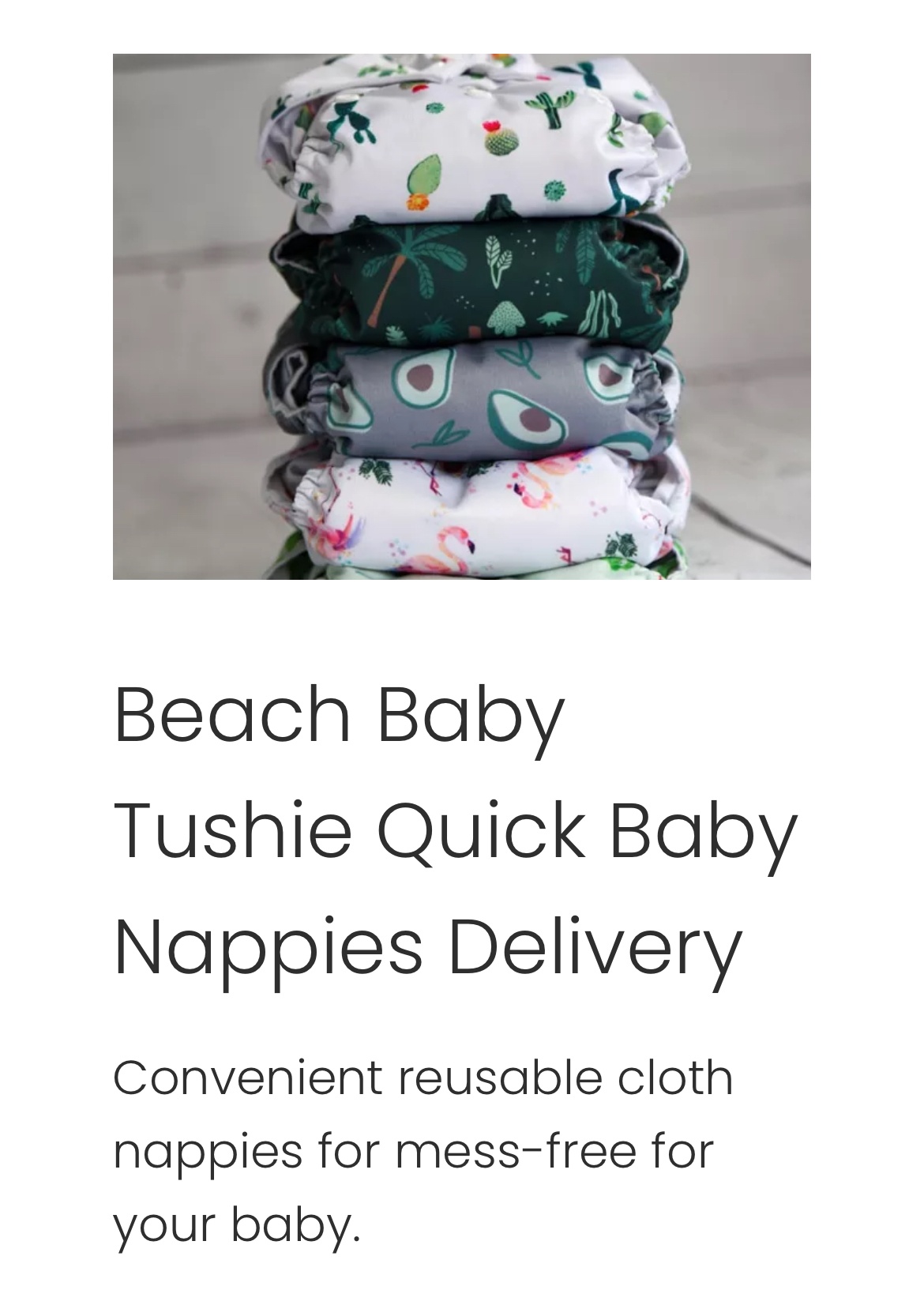 Baby 🌿 Cloth Diaper Pickup, Wash🫧 & Return Service🚚